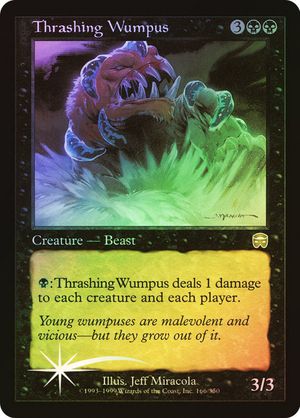 Thrashing Wumpus (Mercadian Masques - Foil)