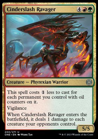 Cinderslash Ravager (Phyrexia: All Will Be One) Trading Card