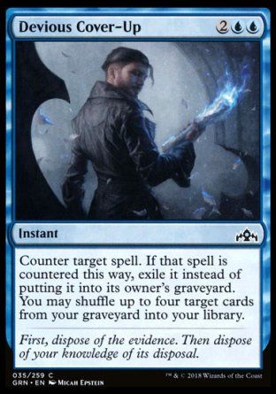 Devious Cover-Up (Guilds of Ravnica) Trading Card