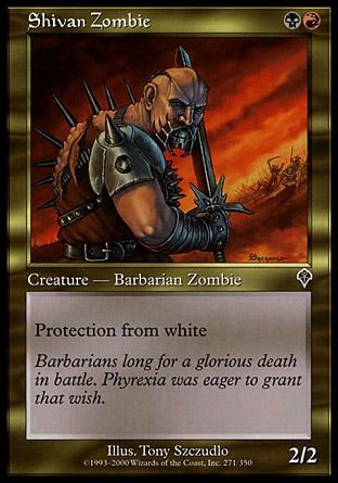 Shivan Zombie (Invasion) Trading Card