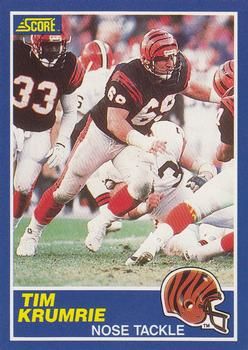 Tim Krumrie 1989 Score #69 Sports Card