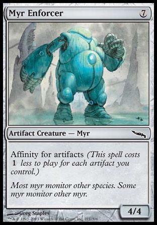 Myr Enforcer (Mirrodin) Trading Card