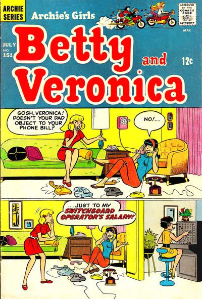 Archie's Girls Betty and Veronica #151 Comic