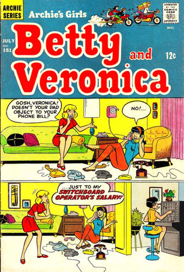 Archie's Girls Betty and Veronica #151