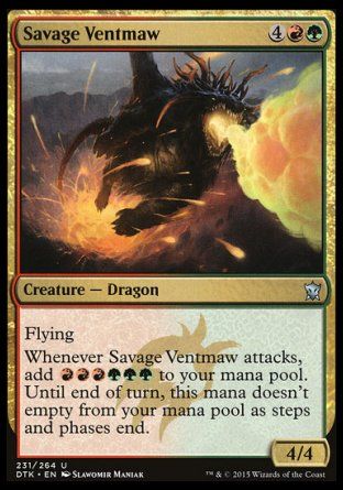 Savage Ventmaw (Dragons of Tarkir) Trading Card