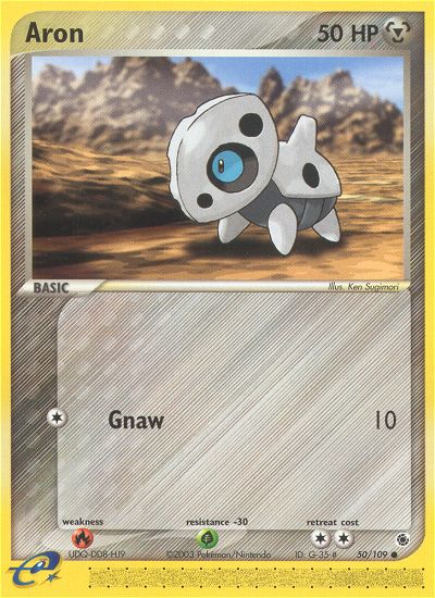 Aron (50/109) - Ruby & Sapphire Pokémon Card