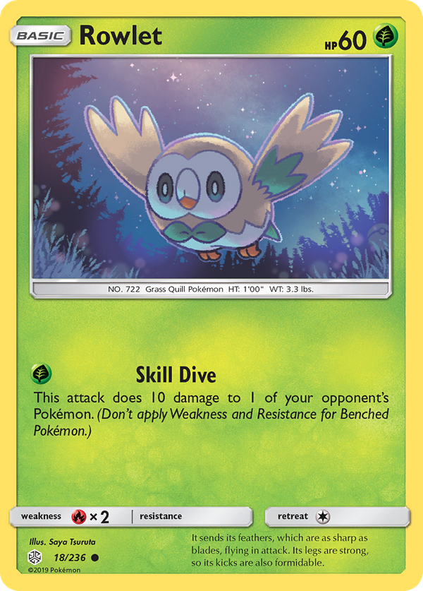 Rowlet (18/236) - Cosmic Eclipse