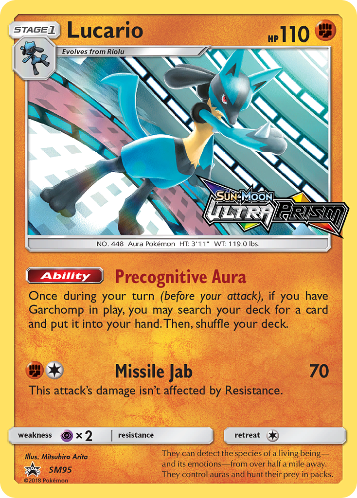 Lucario (SM95) - SM Black Star Promos Pokémon Card