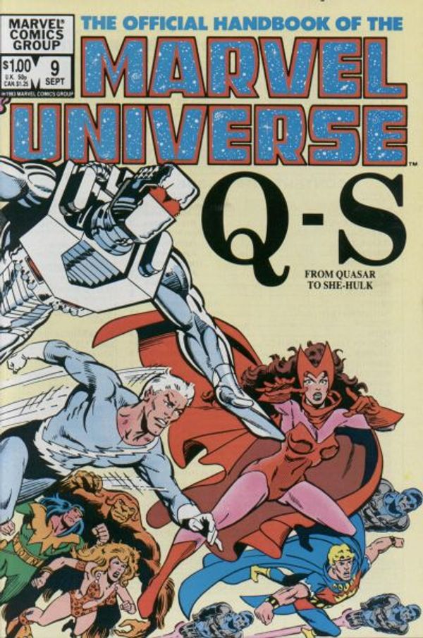 The Official Handbook of the Marvel Universe #9