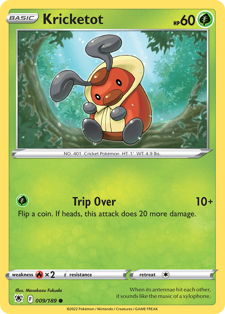 Kricketot (9/189) - Astral Radiance Pokémon Card