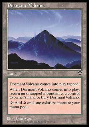 Dormant Volcano (Visions) Trading Card