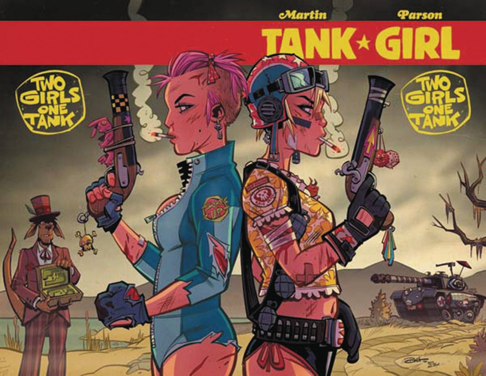 Tank Girl: Two Girls, One Tank #4 Comic