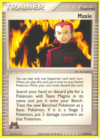 Maxie (Trainer: Supporter) (73/95) - Team Magma vs Team Aqua Pokémon Card