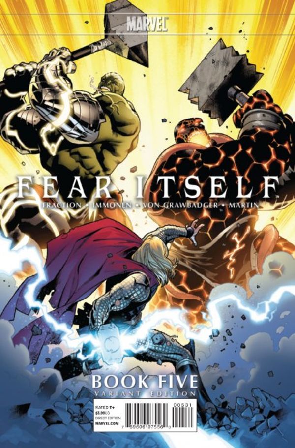 Fear Itself #5 (Immonen Variant Cover)