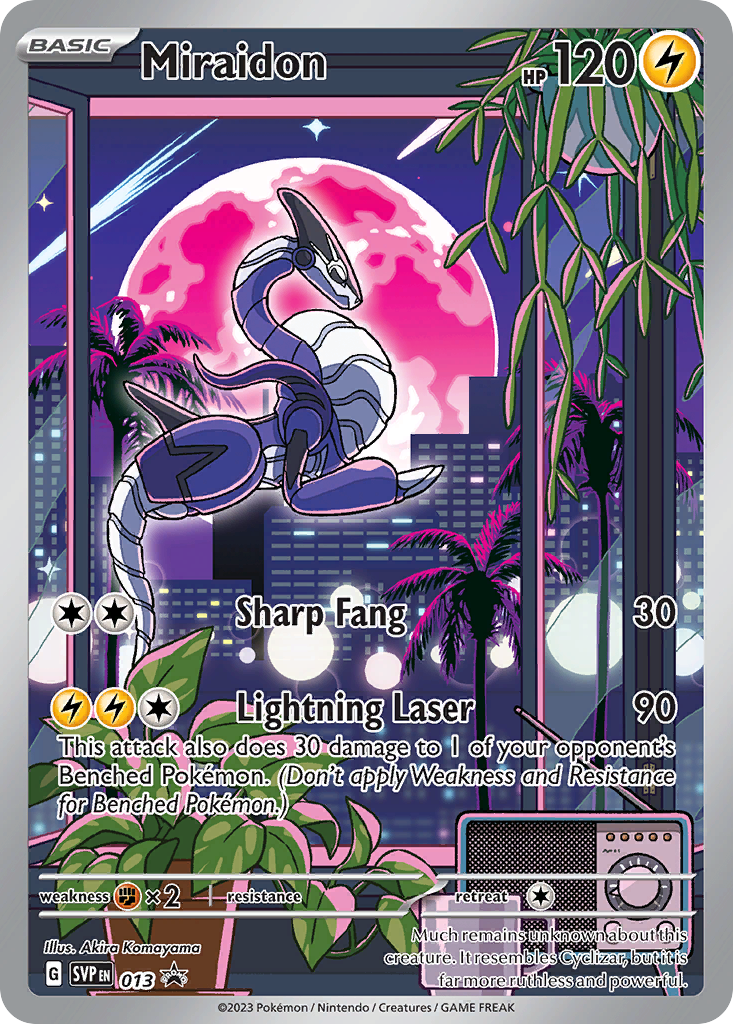 Miraidon (13/148) - Scarlet & Violet Black Star Promos Pokémon Card