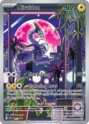 Miraidon (13/148) - Scarlet & Violet Black Star Promos