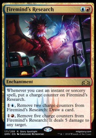 Firemind's Research (Guilds of Ravnica) Trading Card