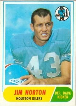 Jim Norton 1968 Topps #41 Sports Card
