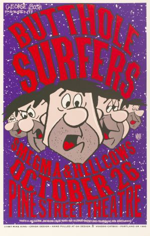 MXP-49.1 Butthole Surfers Pine Street Theatre 1995 Full Color Variant