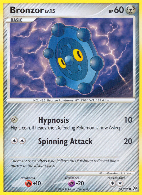 Bronzor (54/99) - Arceus Pokémon Card