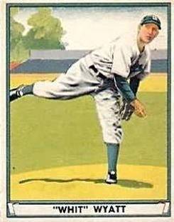 Whit Wyatt 1941 Play Ball #55 Sports Card