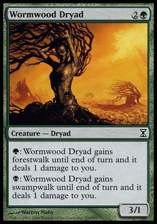 Wormwood Dryad (Time Spiral) Trading Card