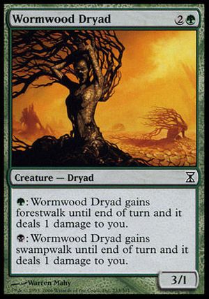 Wormwood Dryad (Time Spiral)