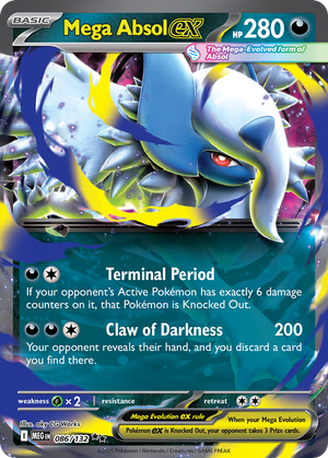 Mega Absol ex (86/132) - Mega Evolution