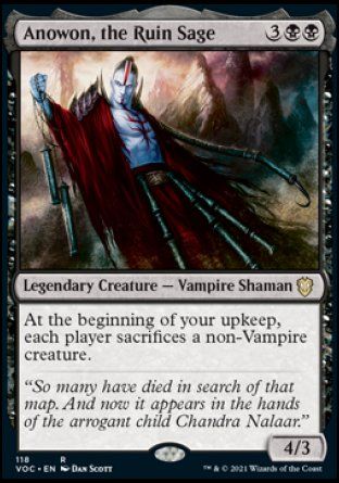 Anowon, the Ruin Sage (Innistrad Crimson Vow Commander Decks) Trading Card