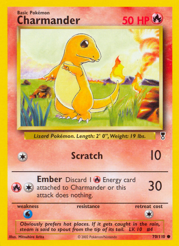 Charmander (70/110) - Legendary Collection Pokémon Card