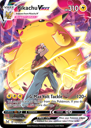 Pikachu VMAX (TG17) - Lost Origin Trainer Gallery
