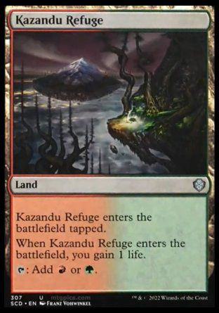 Kazandu Refuge (Starter Commander Decks) Trading Card