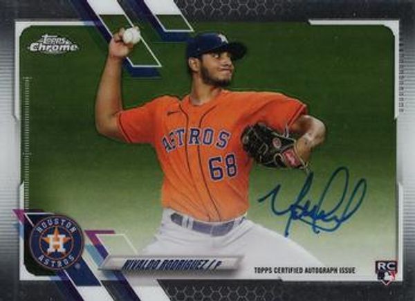 Nivaldo Rodriguez 2021 Topps Chrome - Rookie Autographs Baseball #RA-NR