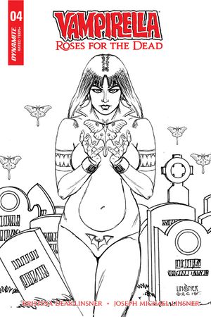 Vampirella Roses for the Dead #4 (20 Copy Cover Linsner B&w)