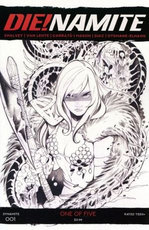 DIE!namite #1 (30 Copy Momoko Red Sonja B&W)