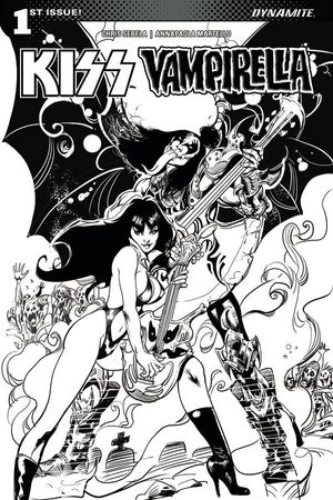 Kiss/Vampirella #1 (Cover F 10 Copy Castro B&w Inc)