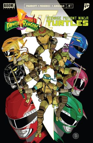 Mighty Morphin Power Rangers/ Teenage Mutant Ninja Turtles III #1 (B Variant Dressed Mora)