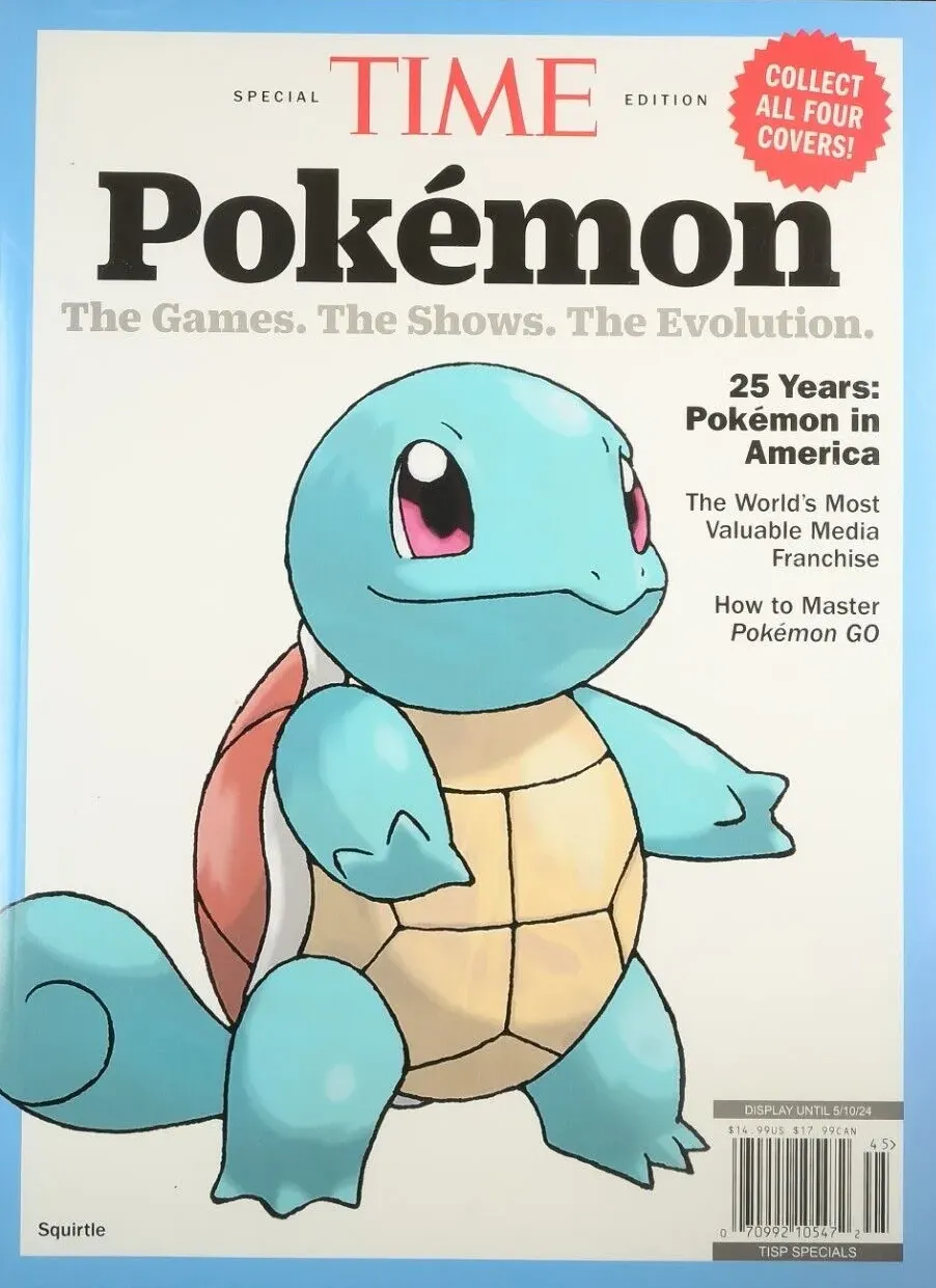 Time Special Edition: Pokemon #nn (Squirtle Cover)