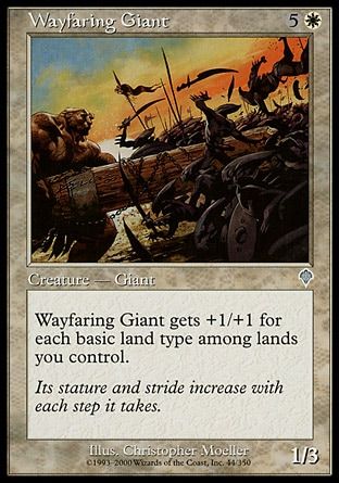 Wayfaring Giant (Invasion) Trading Card