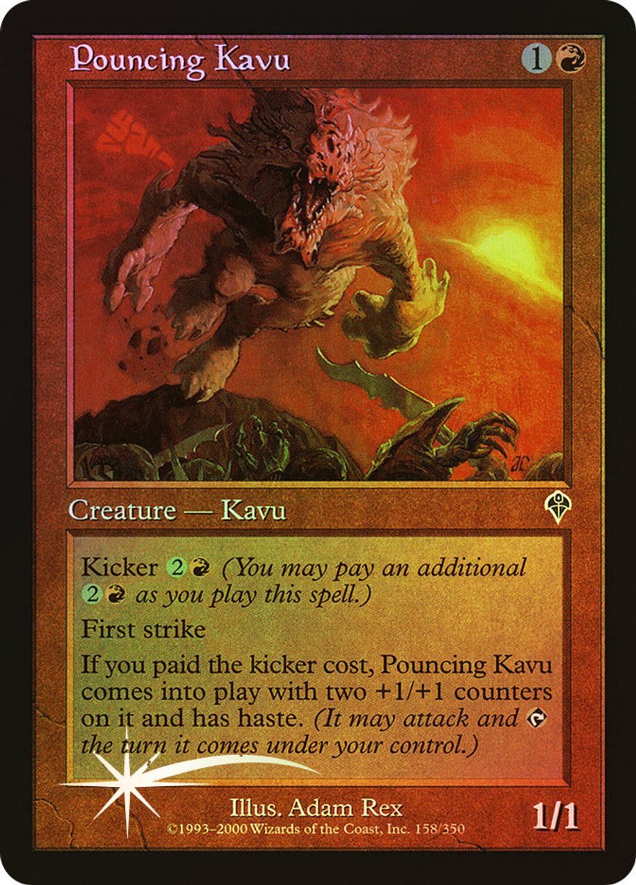 Pouncing Kavu (Invasion - Foil) Trading Card