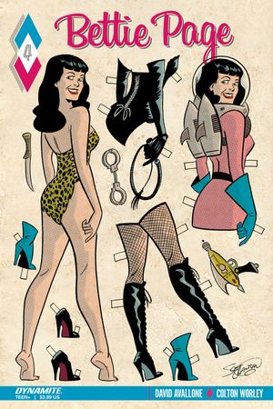 Bettie Page #4 (Cover B Chantler)