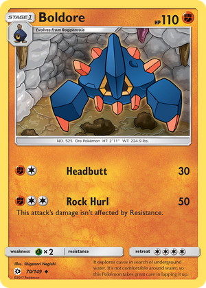 Boldore (70/149) - Sun & Moon
