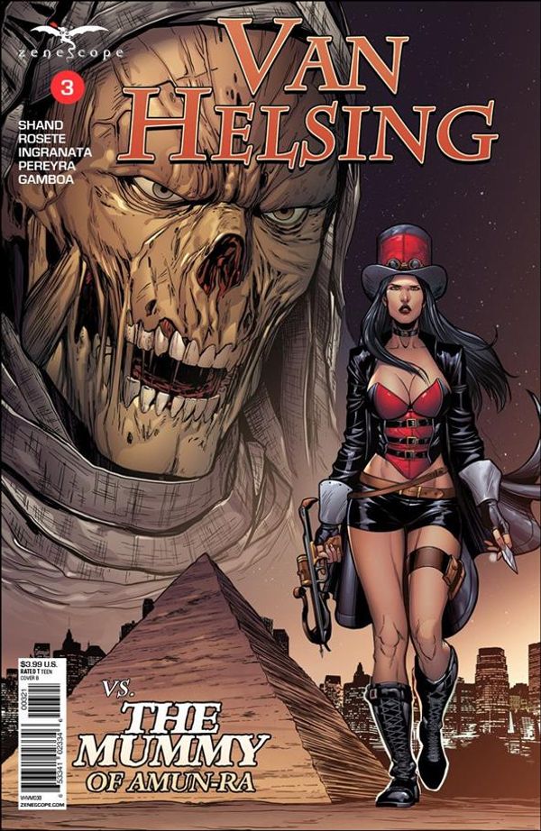 Grimm Fairy Tales Presents: Van Helsing Vs. the Mummy of Amun-Ra #3 (Cover B Rosete)