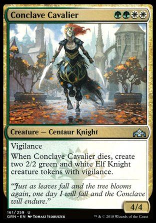 Conclave Cavalier (Guilds of Ravnica) Trading Card