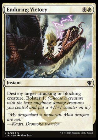 Enduring Victory (Dragons of Tarkir) Trading Card