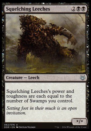 Squelching Leeches (Nissa vs. Ob Nixilis) Trading Card