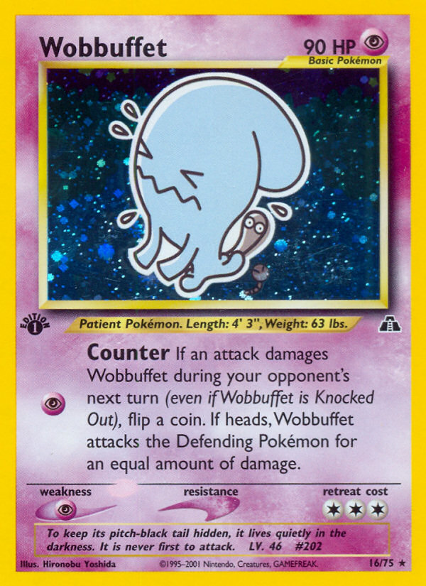 Wobbuffet (16/75) - Neo Discovery Pokémon Card