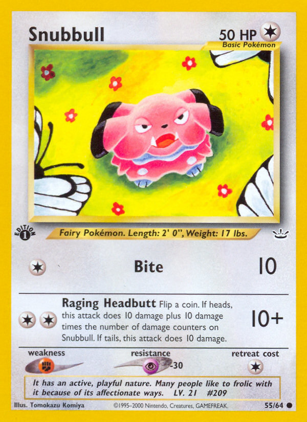 Snubbull (55/64) - Neo Revelation Pokémon Card