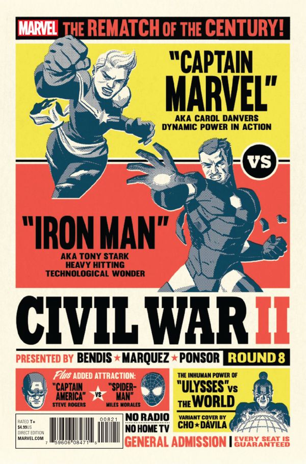 Civil War Ii #8 (A Variant)