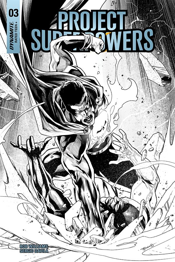 Project Superpowers: Chapter Three #3 (20 Copy Segovia B&w Cover)